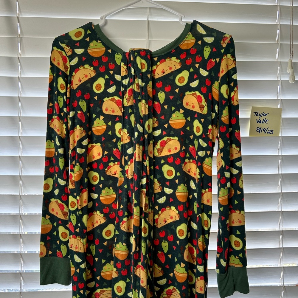 Little Sleepies Taco Print Kids Pajama Set